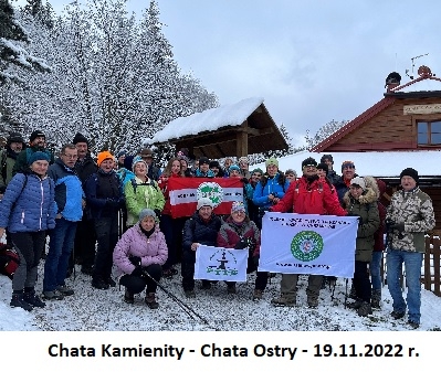 Chata Kamienity - Chata Ostry - 19.11.2022 r.