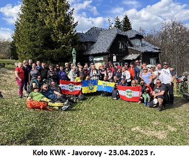 Koło KWK - Javorovy - 23.04.2023 r.