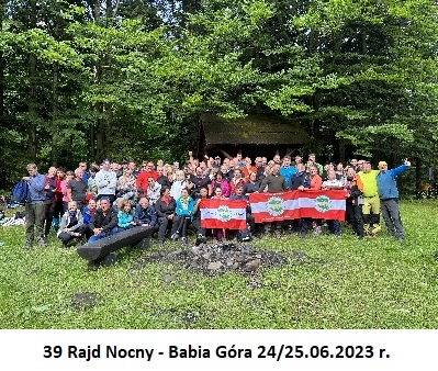 39 Rajd Nocny - Babia Góra 24/25.06.2023 r.
