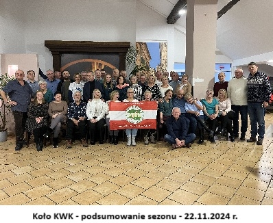 Koło KWK - podsumowanie sezonu - 22.11.2024 r.