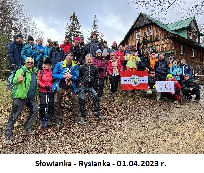 Słowianka - Rysianka - 01.04.2023 r.